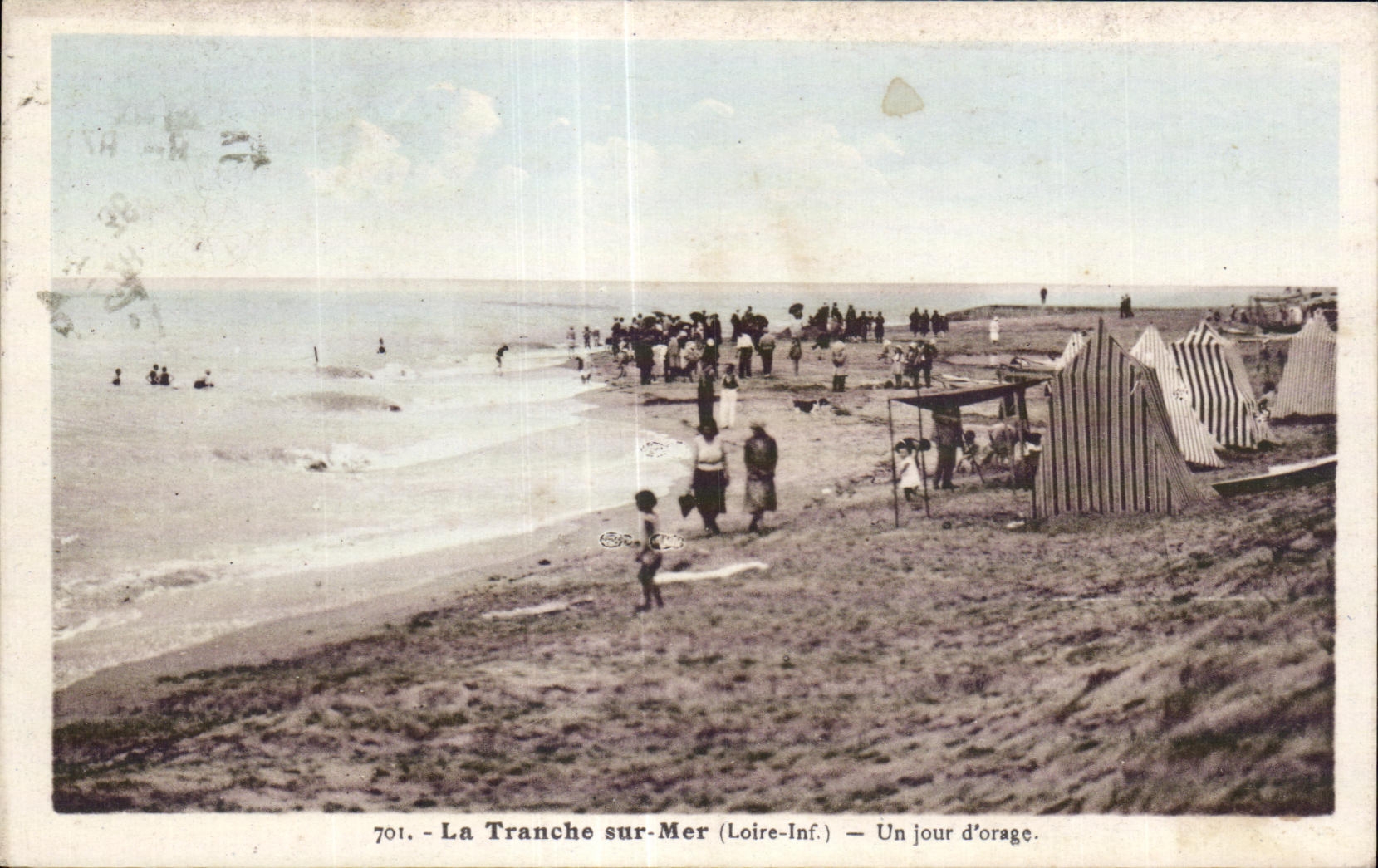 CPA La Tranche Sur Mer Un jour d Orage