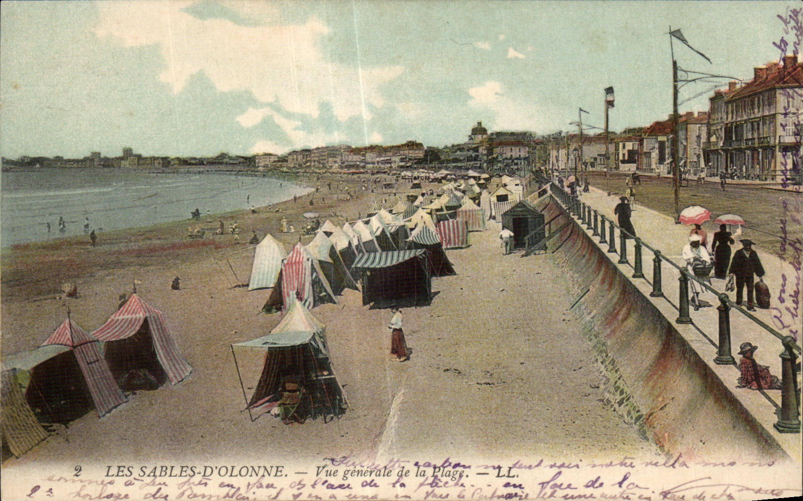 CPA enarena la opinion del olonne de la playa