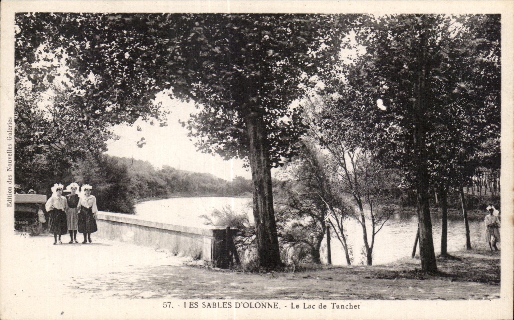 CPA sands Olonne the lake of tanchet