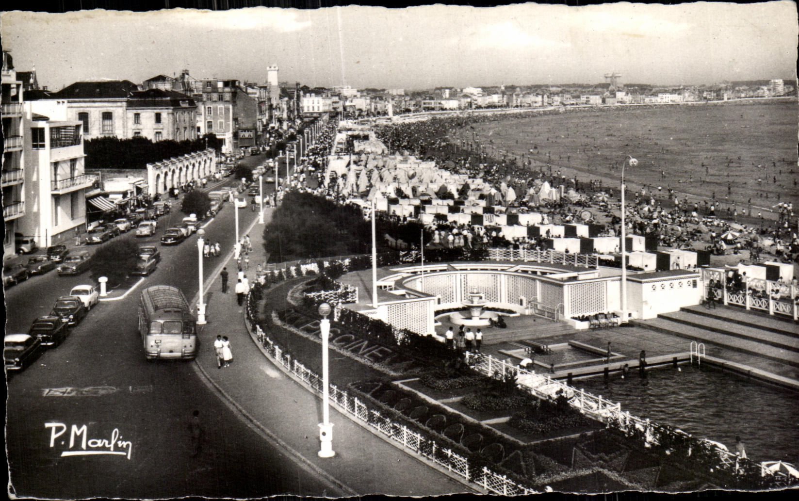 CPA sands olonne 12 the beach the beach