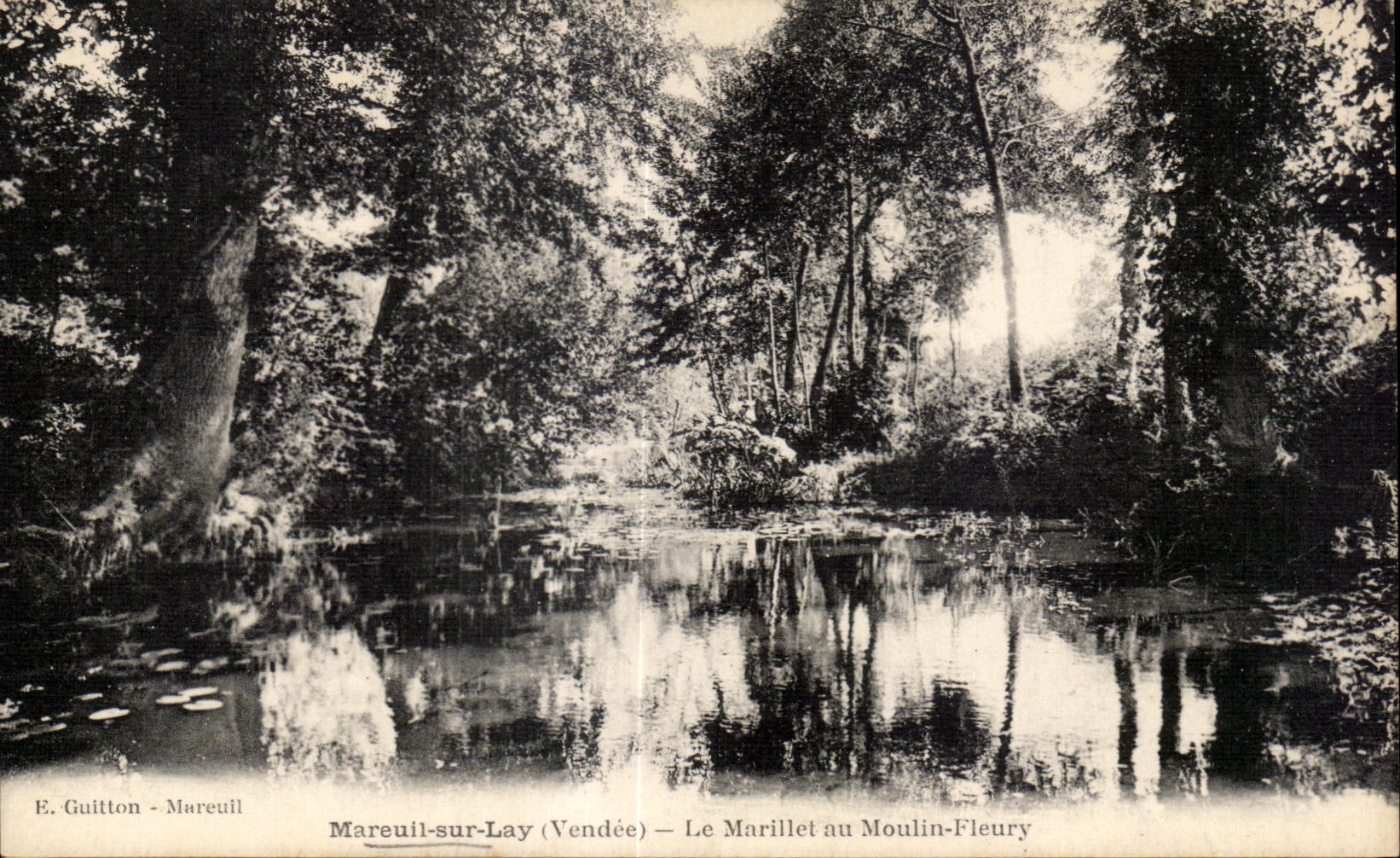 CPA Mareuil on Lay the marillet with the mill fleury