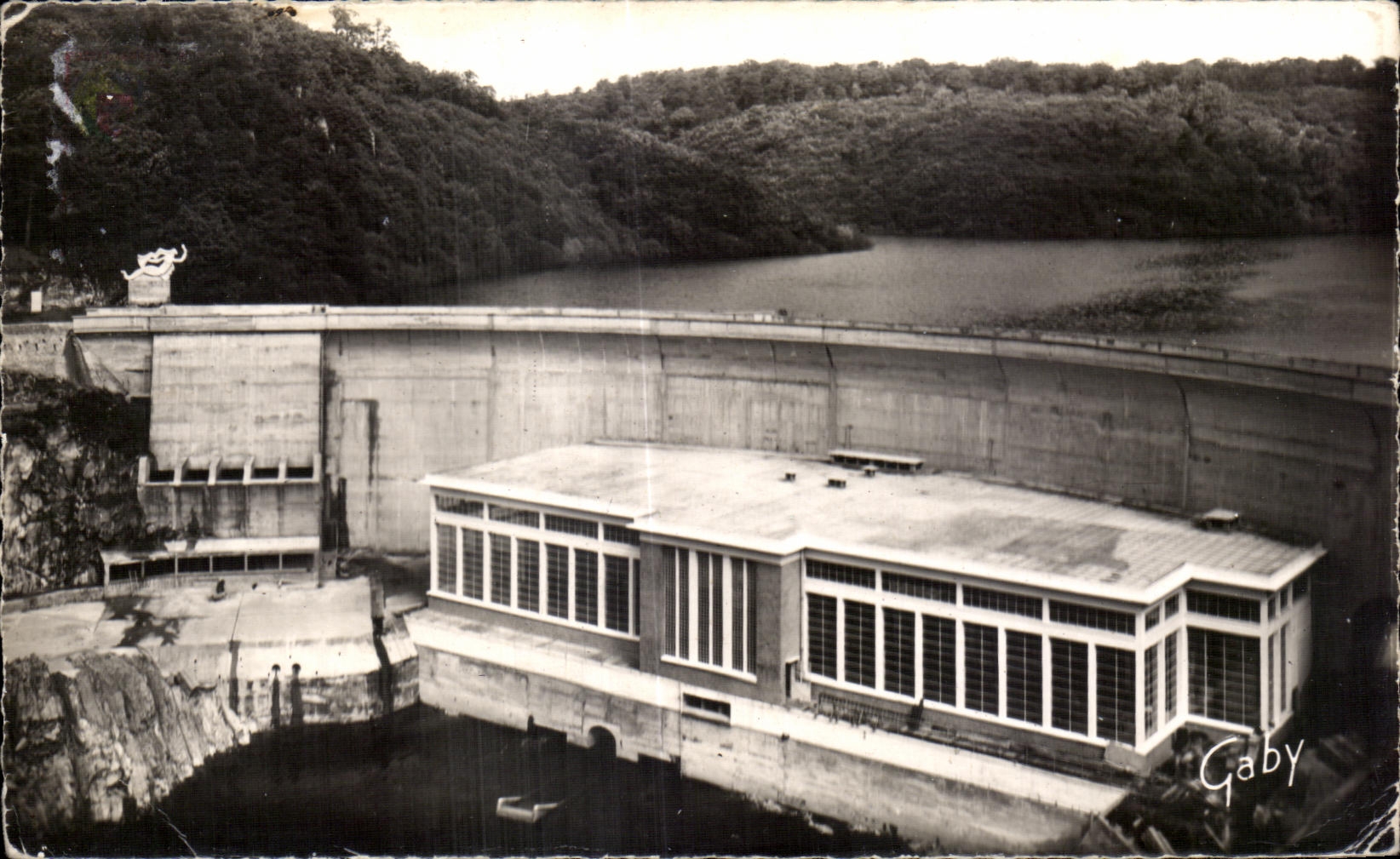 CPSM Mervent barrage saint luc la centrale