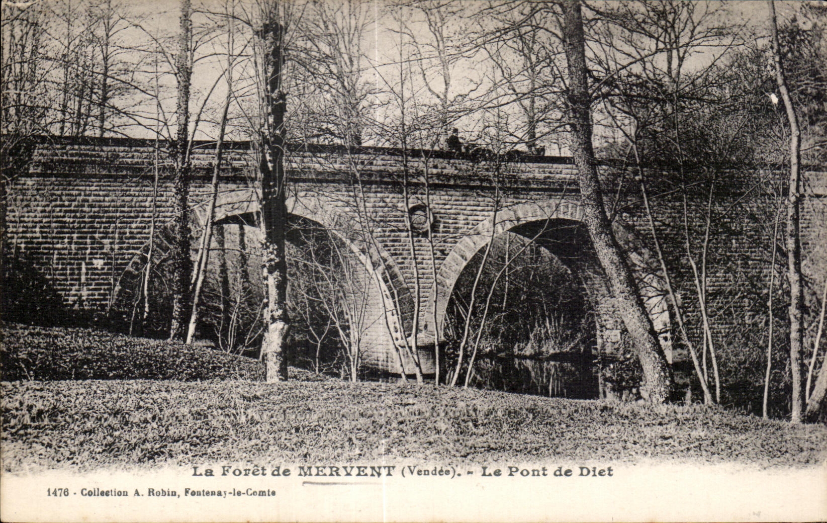 CPA La fovet de mervent vandes le pont de diet 