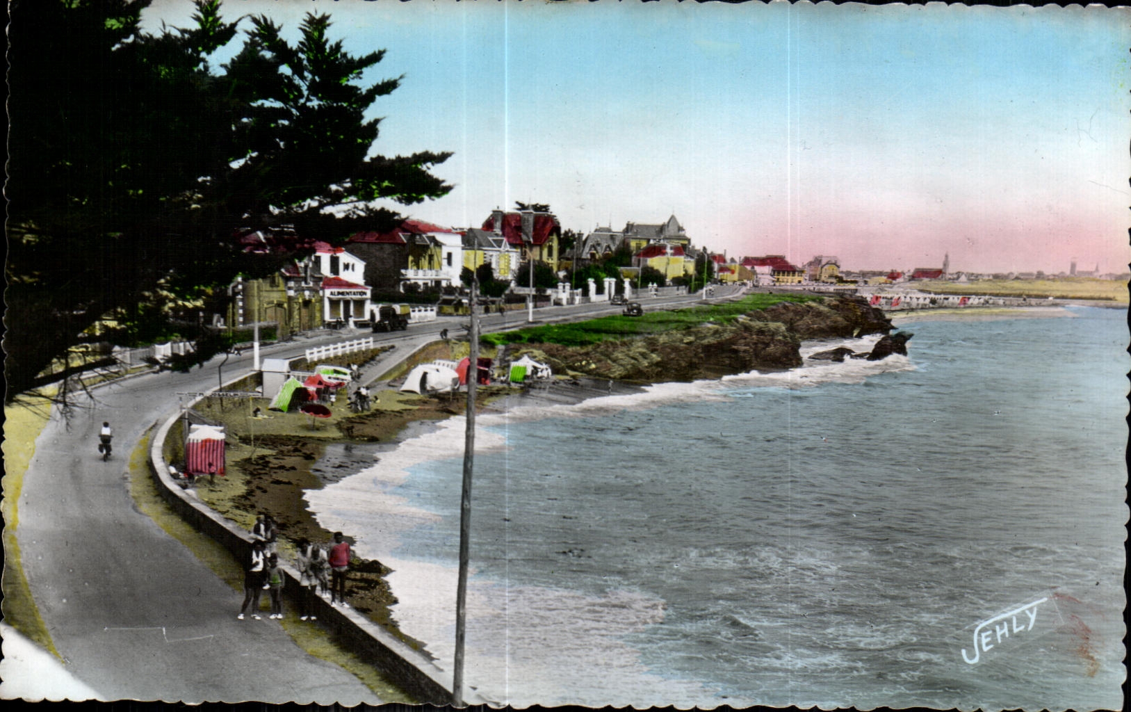 CPA Croix de vie L anse de la pelle a porteau