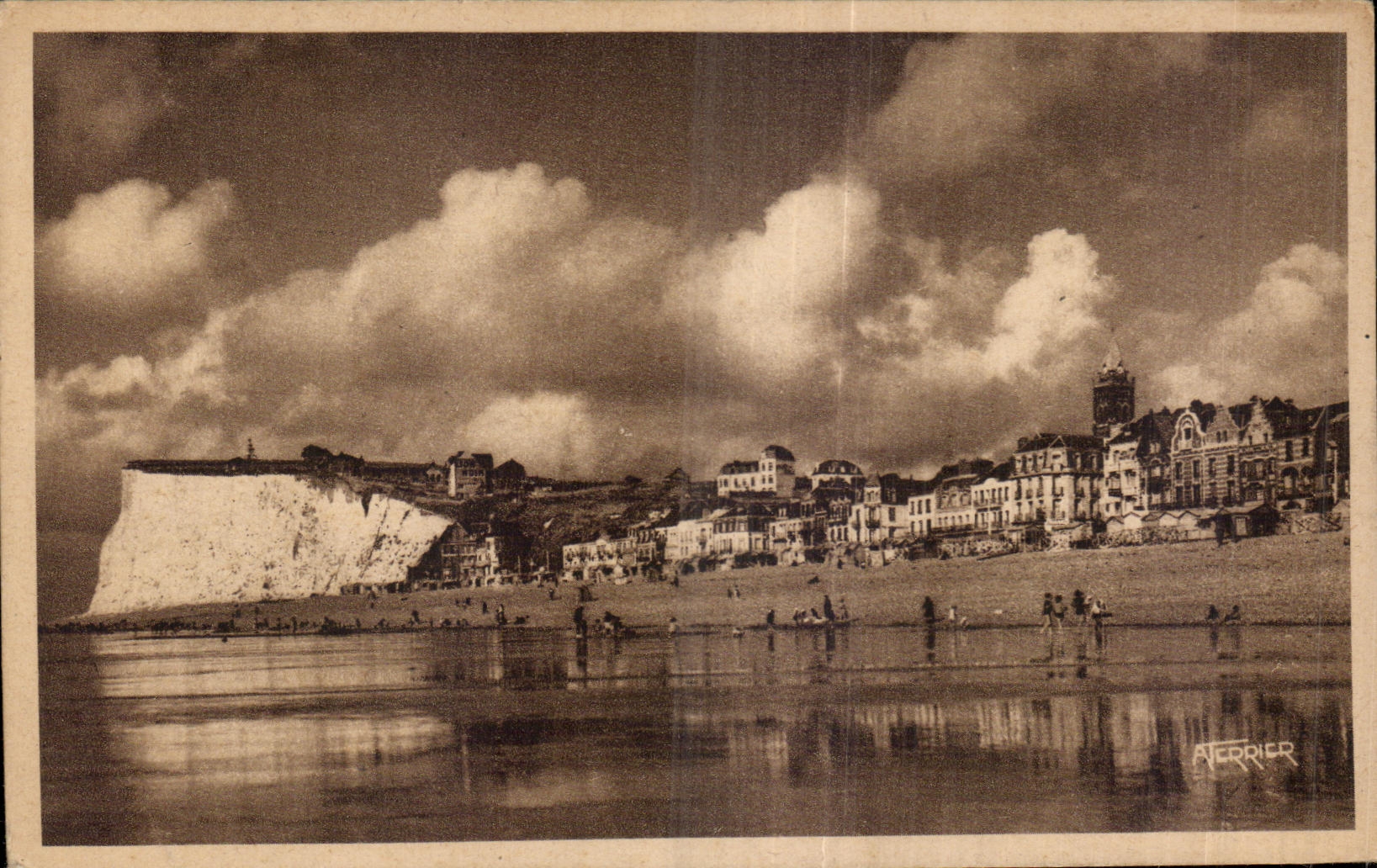 CPA le Treport Vue Mers La Plage de Mers