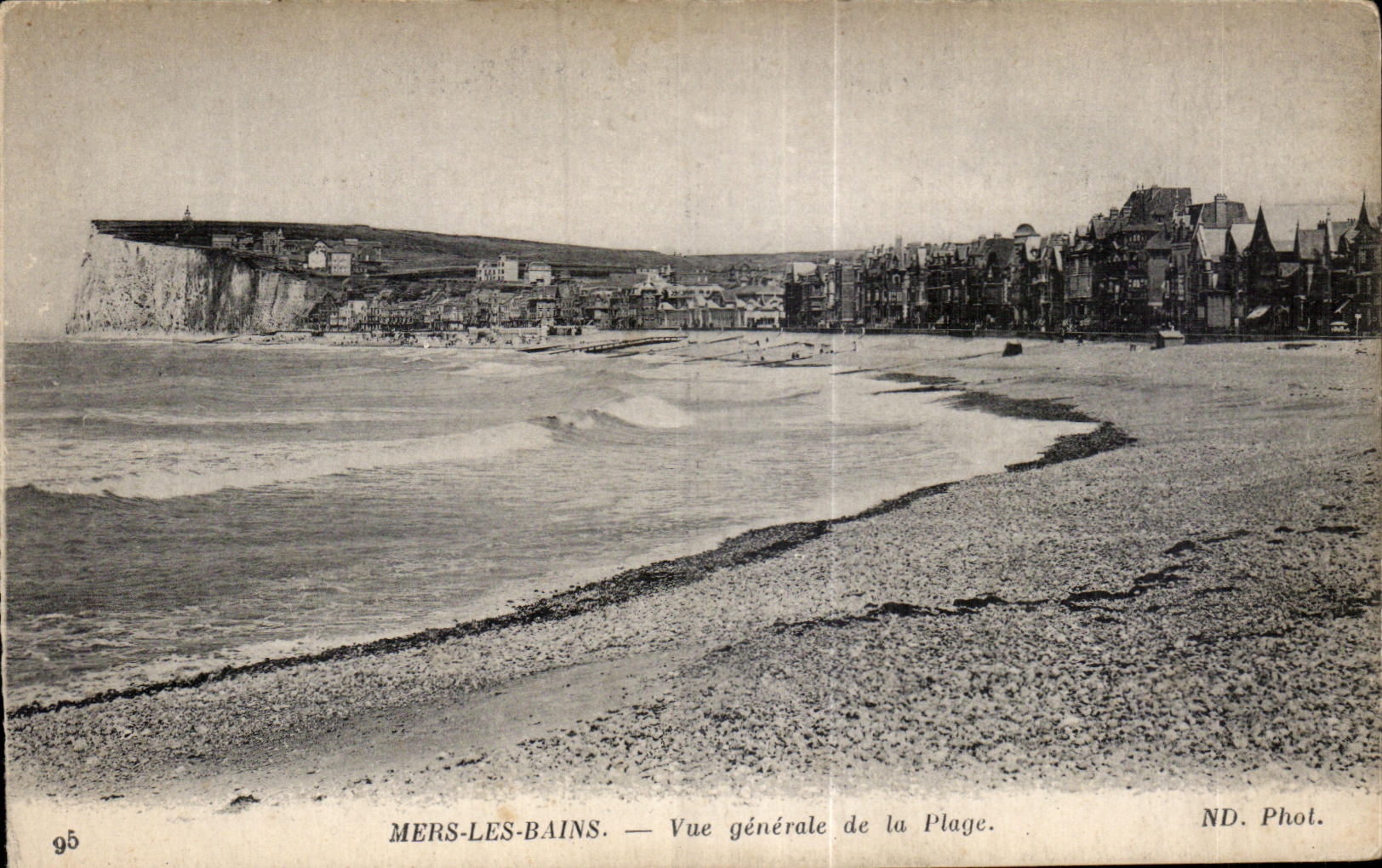 CPA Mers les Bains les Vue Generale de la Plage