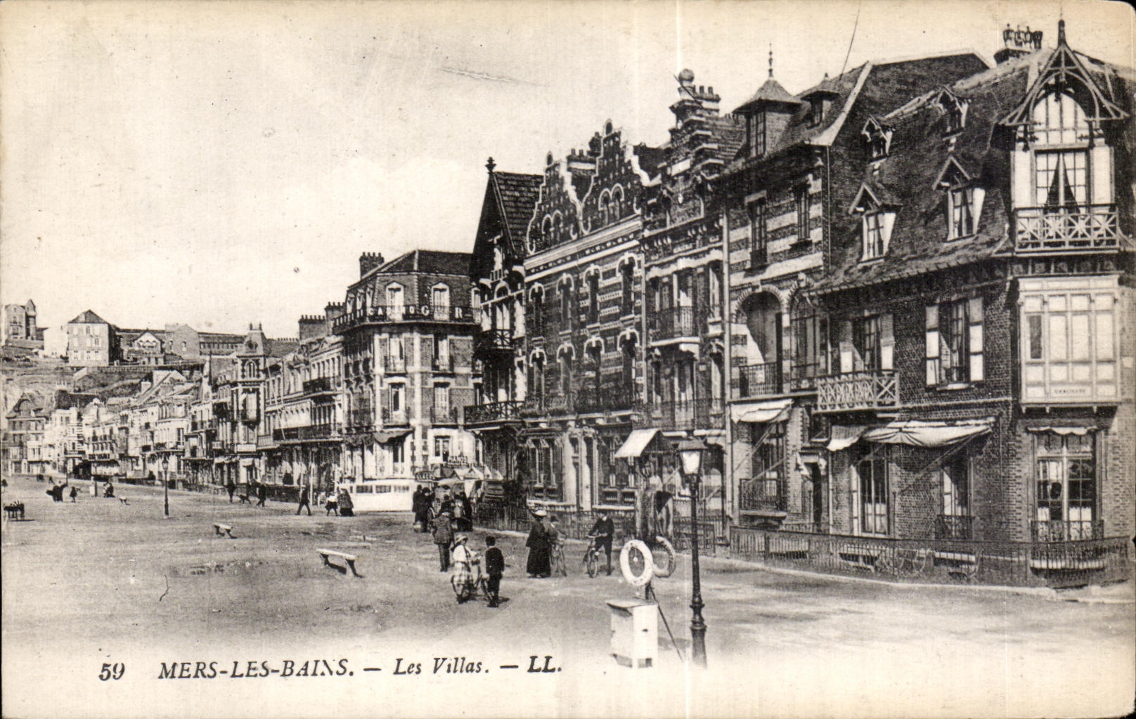 CPA Mers les Bains les Villas