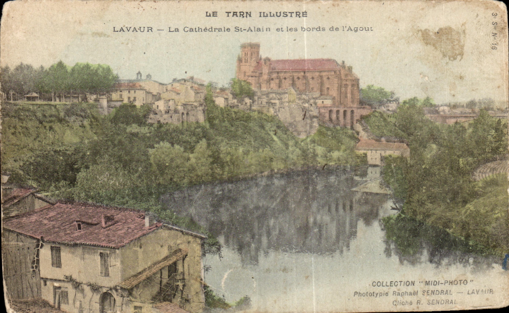 CPA the Tarn illustrates Lavaur the Cathedral St Alain