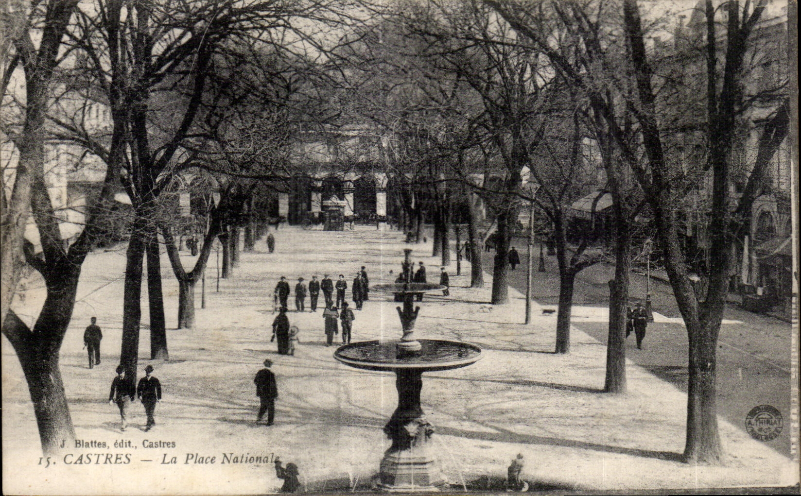 CPA Castres the national Place