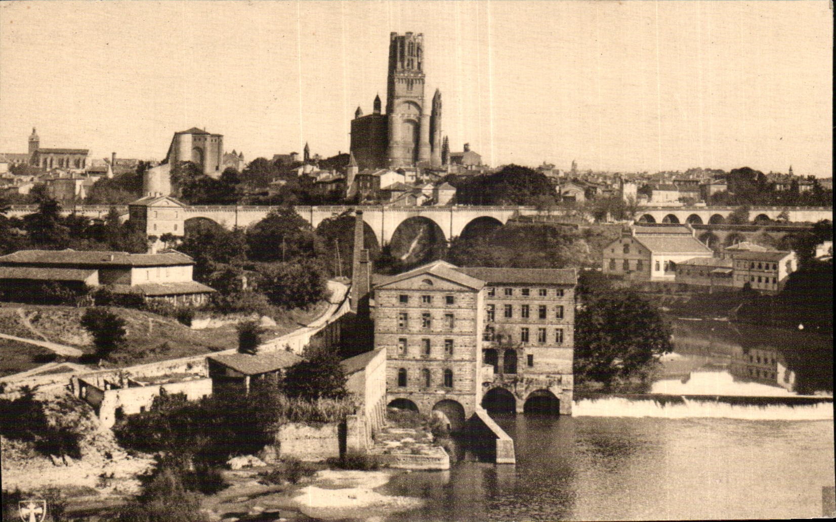 Catedral E Albi de CPA vista de la ciudad