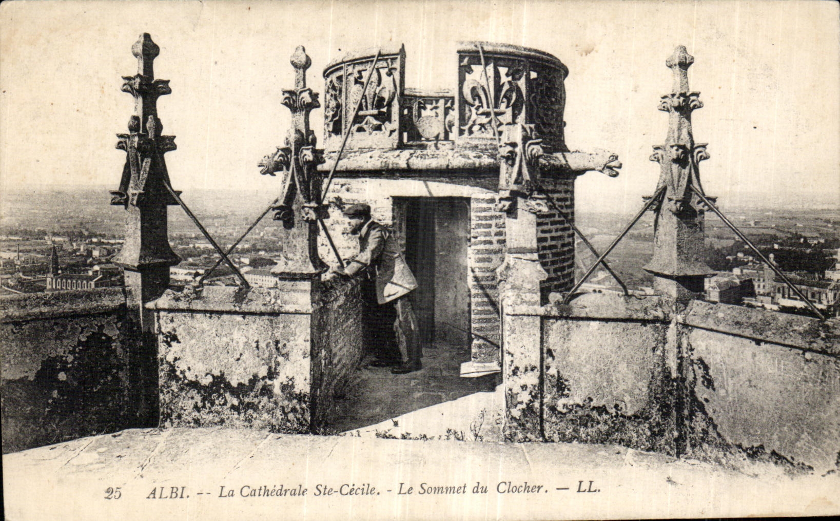 CPA Albi la catedral Cecile la siesta de la Campana-torre