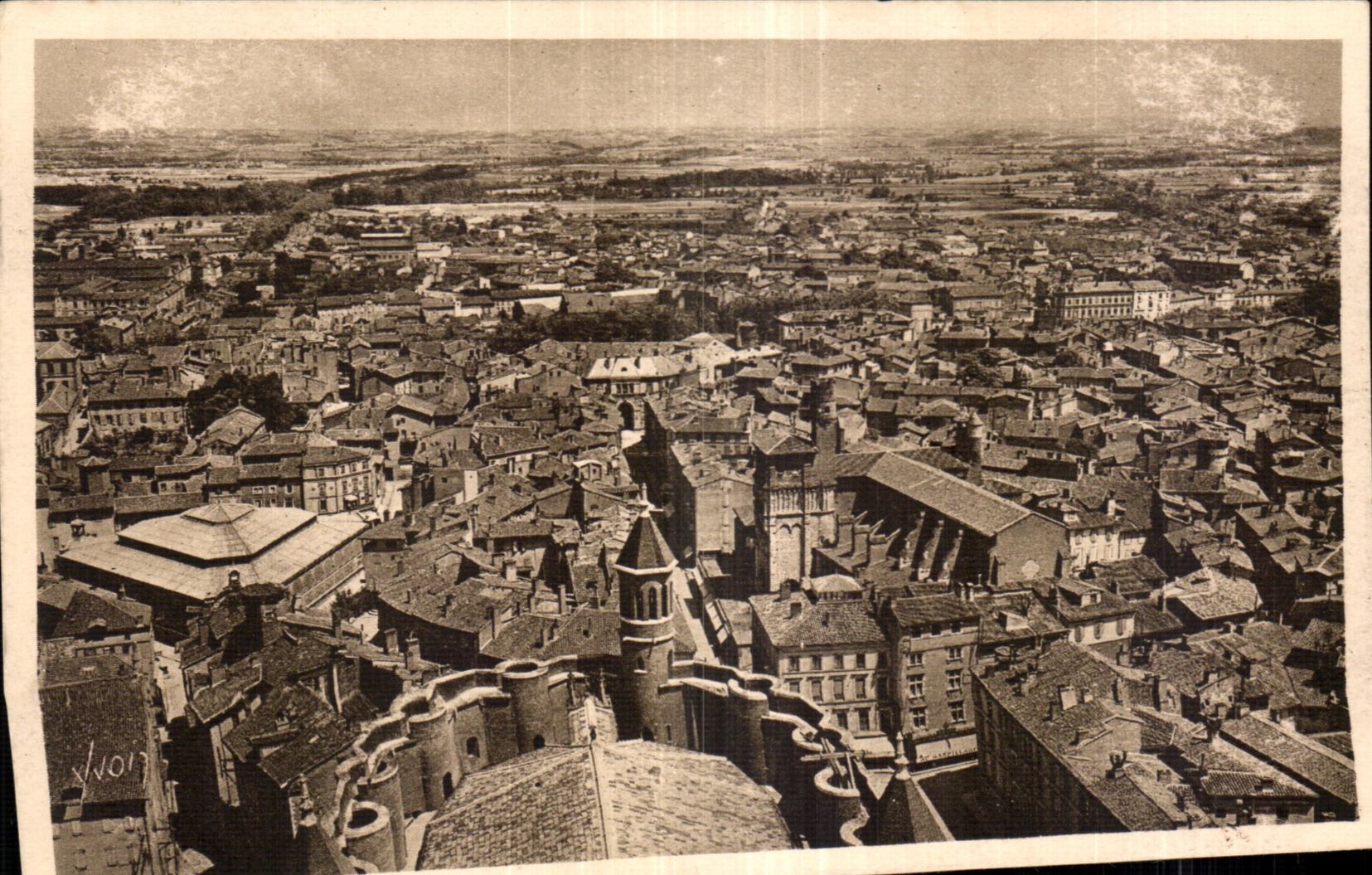 Opinion panorAmica suave de CPA Francia Albi el Tarn de la ciudad