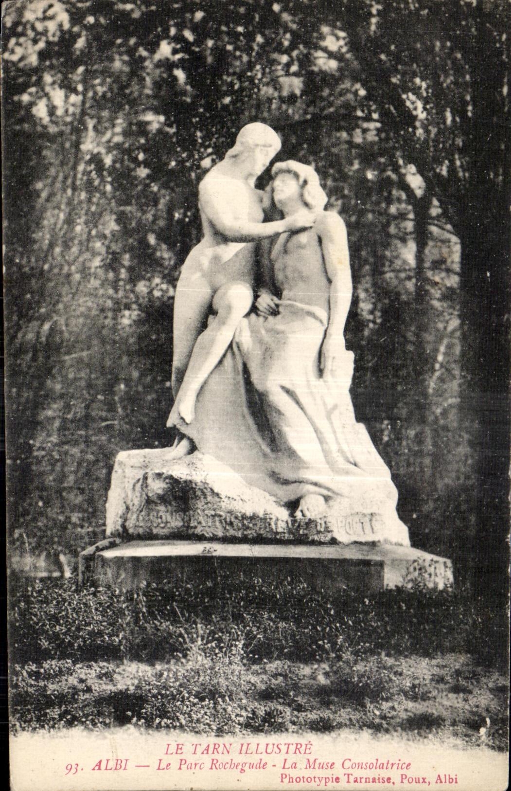 CPA el Tarn el parque de Rochegude el consolatrice de la MUSA
