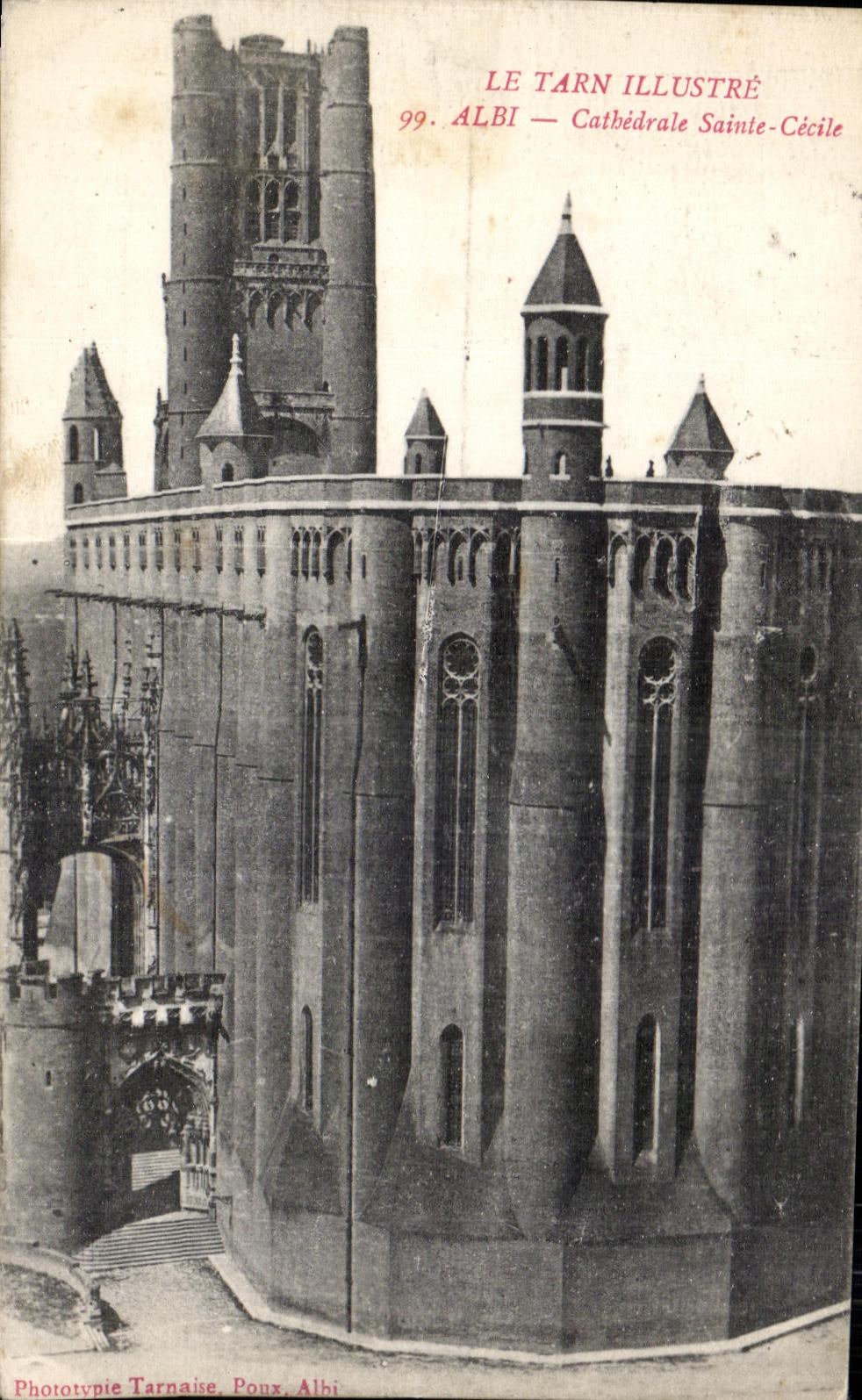 CPA el Tarn ilustra Abli Cathedrale Sainte Cecile