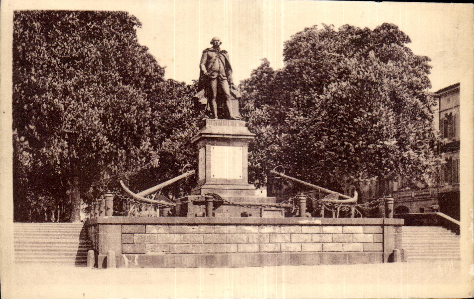 CPA el Tarn ilustra Albi Jardin