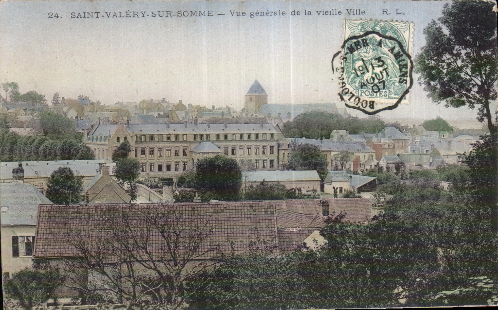 CPA Saint Valery On Somme View of the Day before City