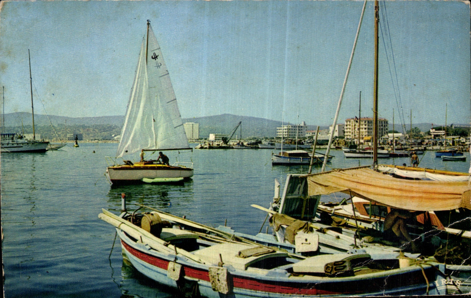 CPA Dimensions Azur Lavandou French Rivera Poret