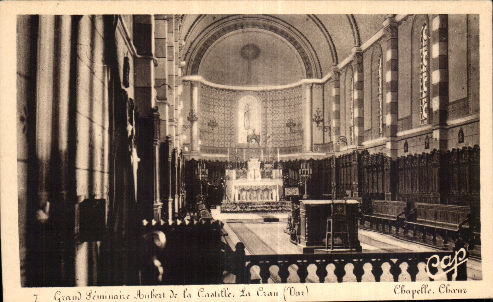 CPA La Crau Le Grand seminatire de la Castille