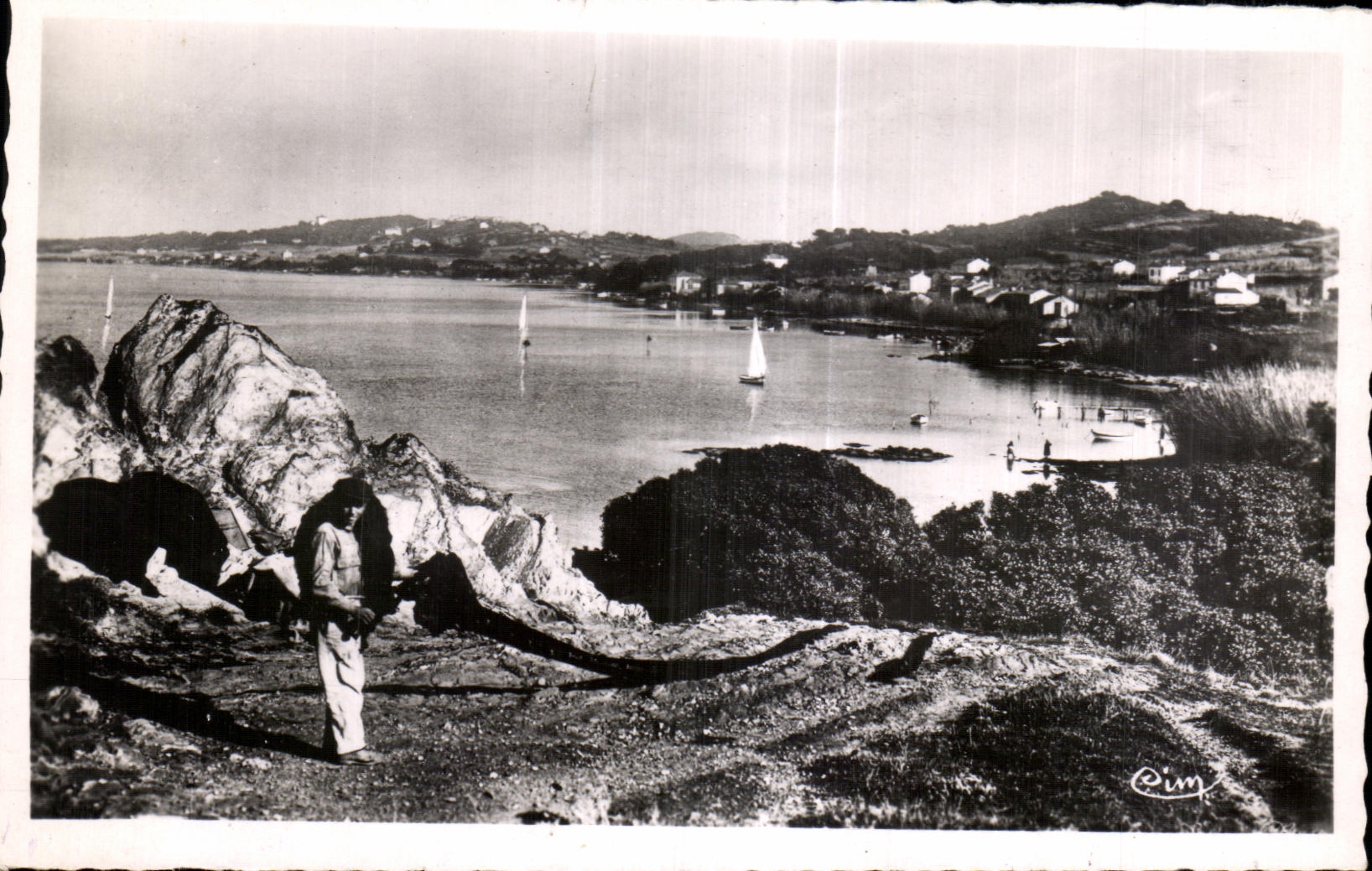 CPA Hyeres les Palmiers Var Presquile Hameau de la Madrague