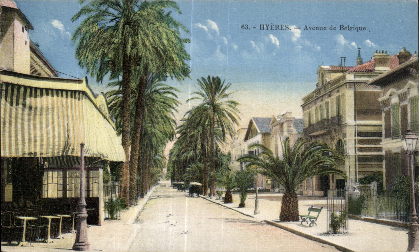 CPA Hyeres Avenue de Belgique