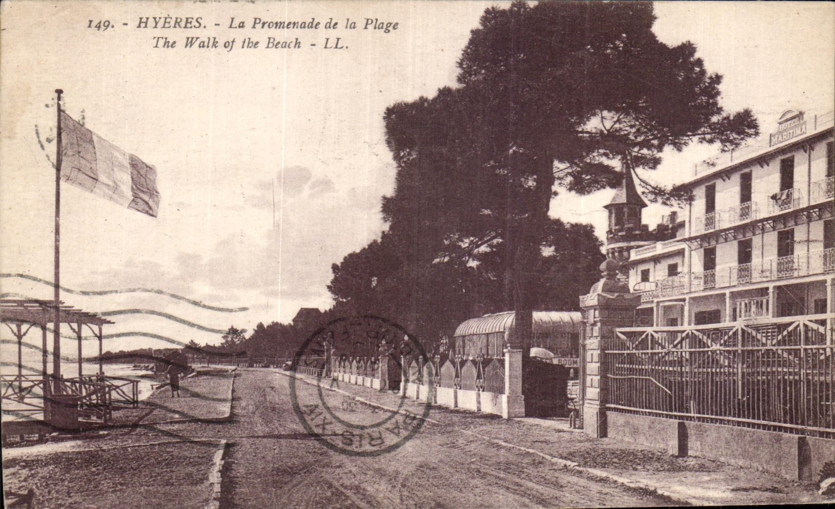 CPA Hyeres La Promenade de la Plage