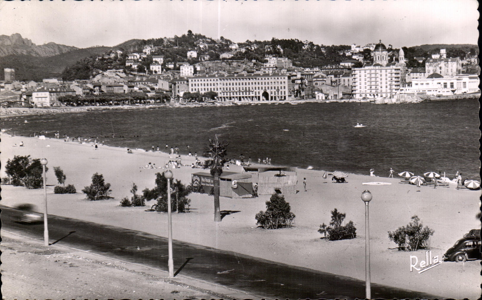 CPSM the Dimension Azure Frejus Beach Seen on St Raphoel
