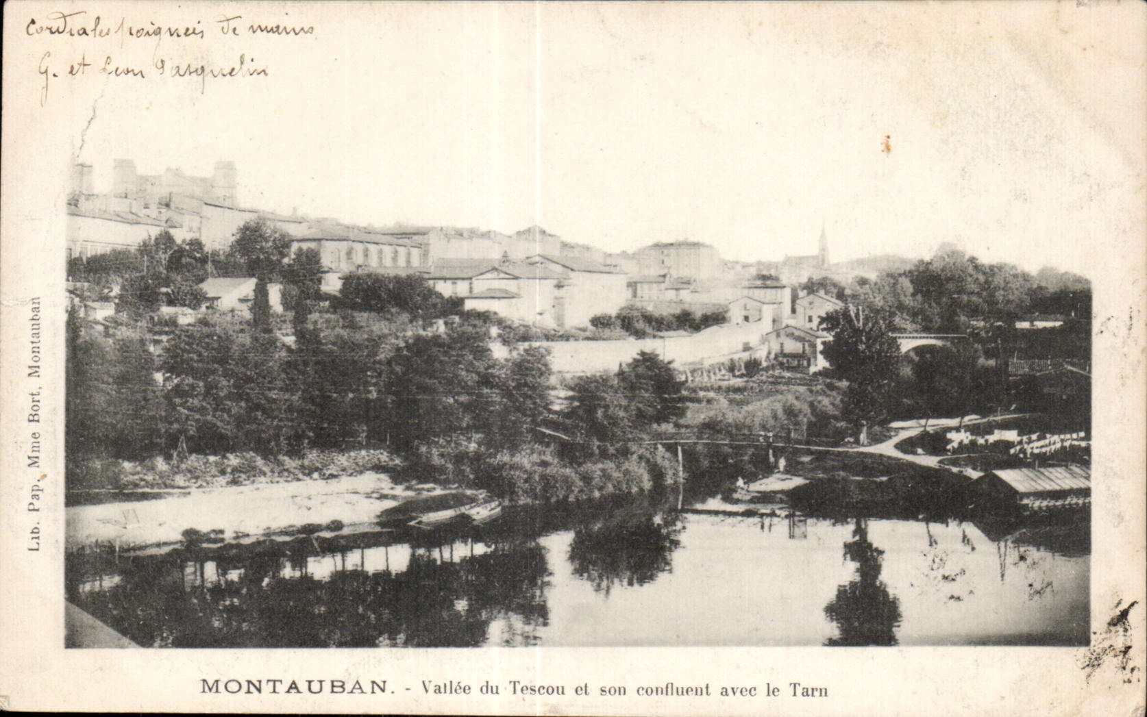 CPA Montauban Valley of Tescou and its confluence avee Tarn