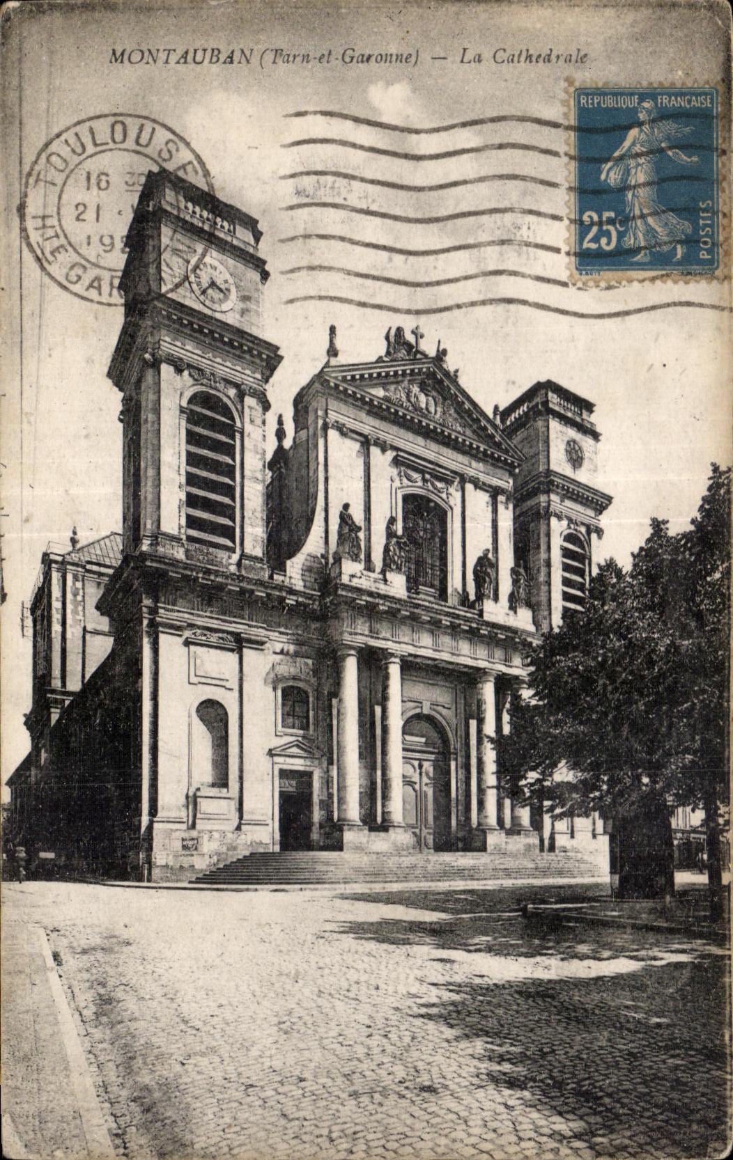 CPA Montauban Chatedrale