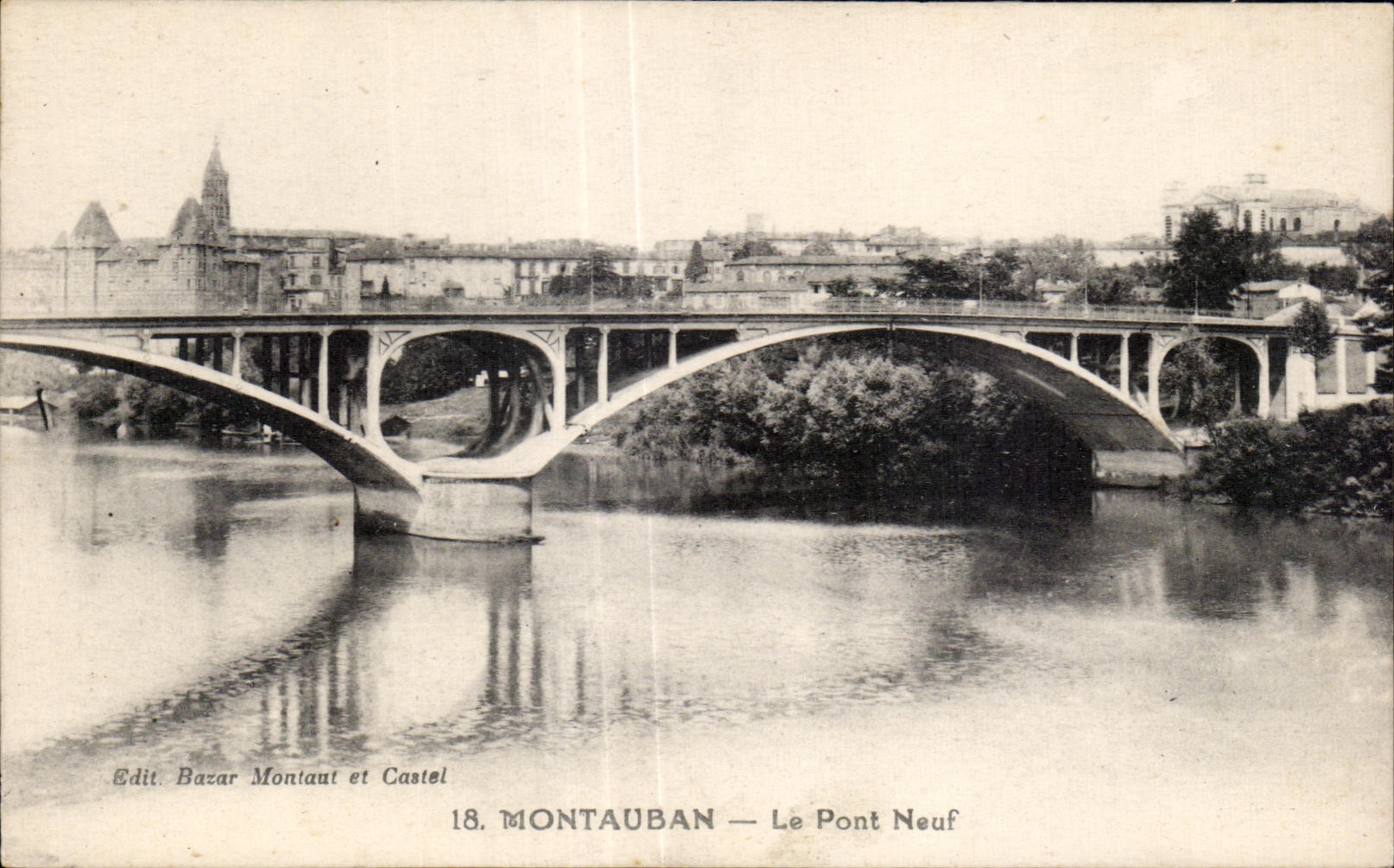 CPA Montauban el nuevo puente