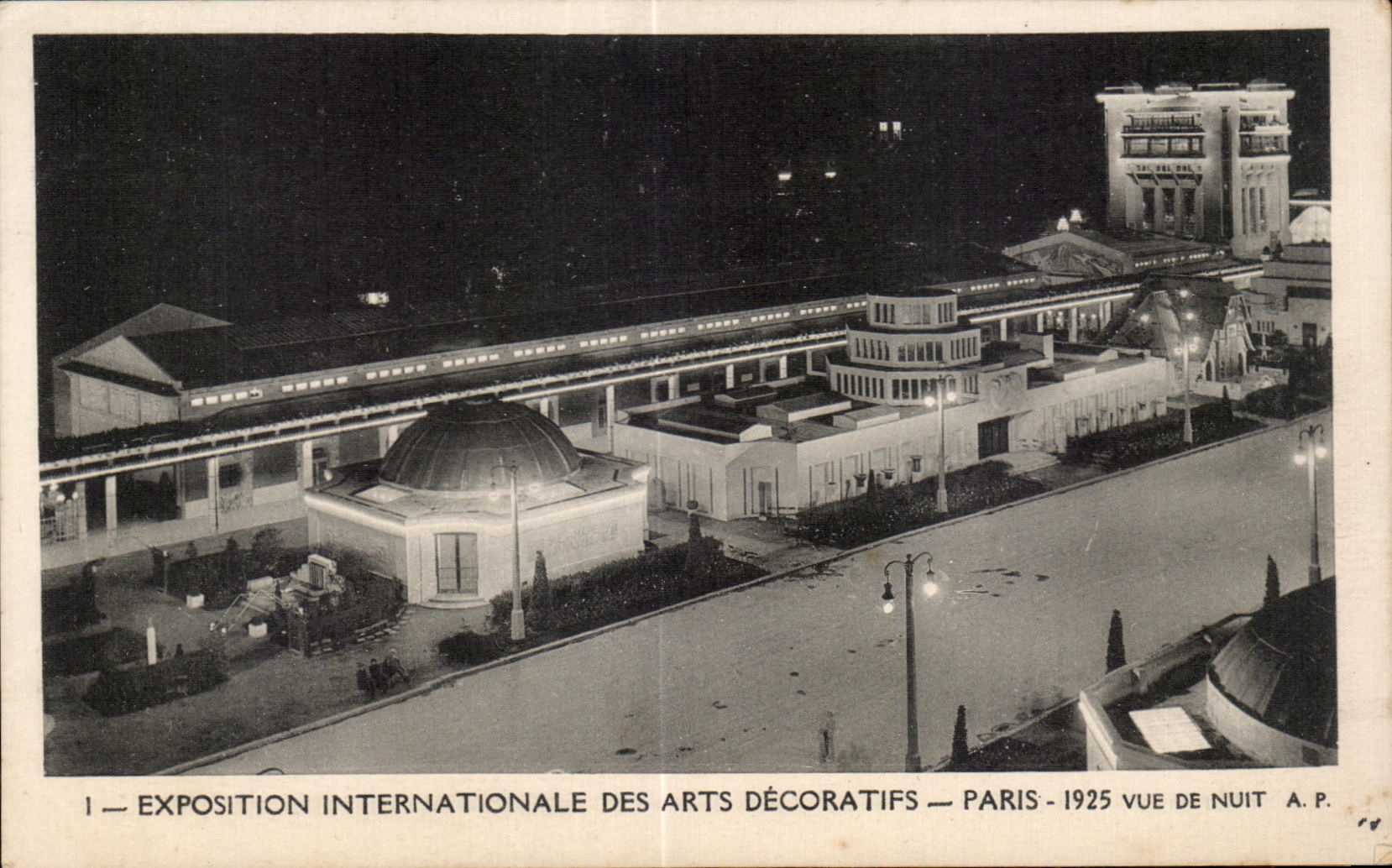 CPA Exposition Internationale de Arts Decoratifs Paris 1925 Vue de Nuit