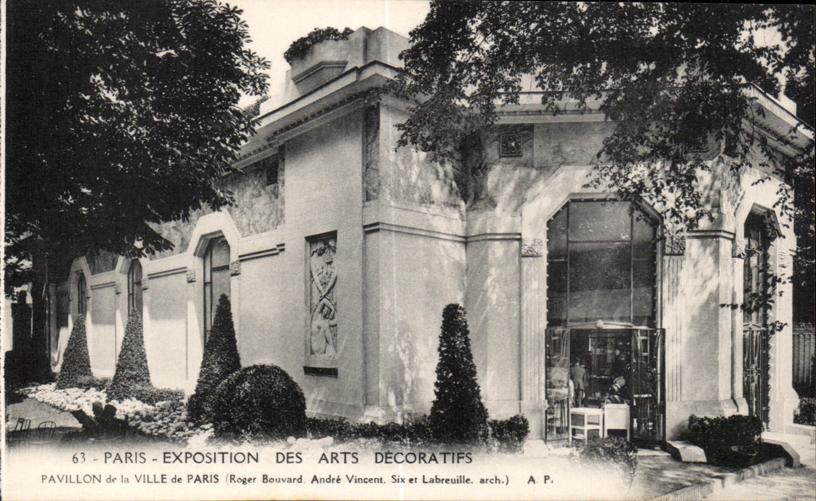 CPA Paris Exposition des Arts Decoratifs Pavillon de la ville de Paris