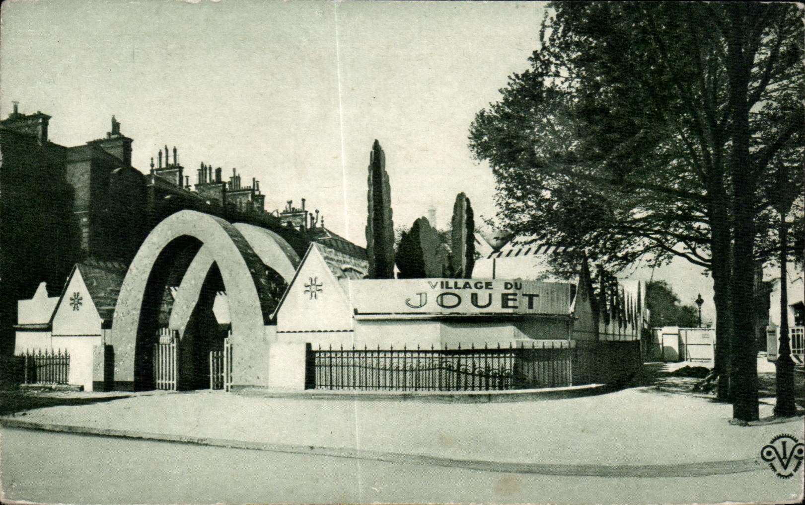 CPA Exposition Internationale de Arts Decoratifs Paris 1925 Le Village du Jouet