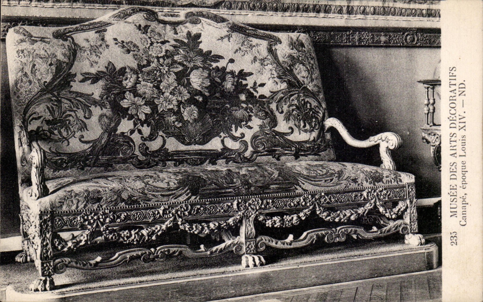 CPA Musee des Arts Decoratifs Canape epoque Louis XIV