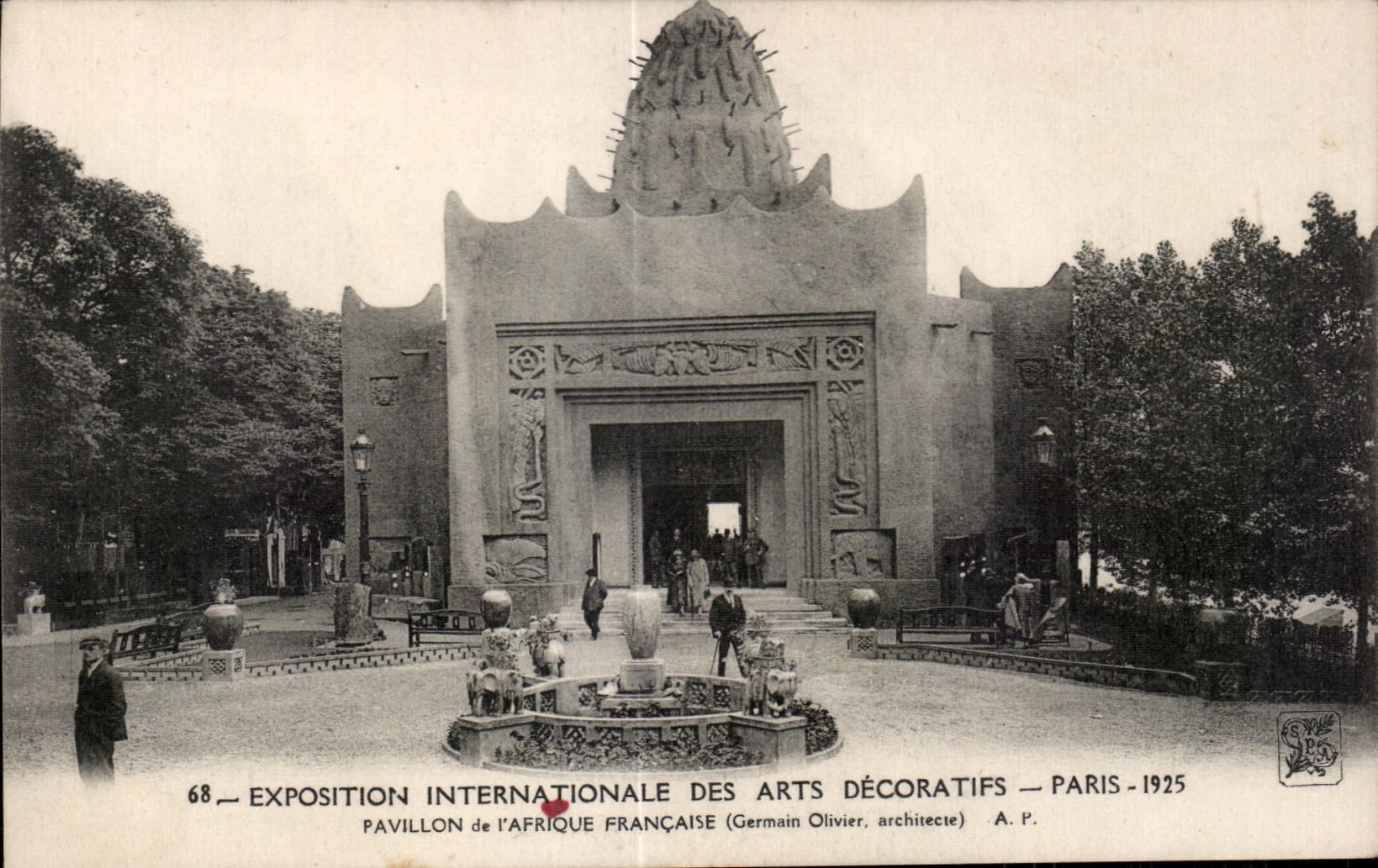 CPA Exposition Internationale Des Arts Decoratifs Paris 1925 Pavillon de l Afrque Francaise
