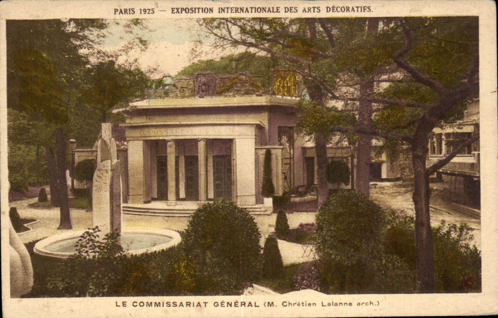 CPA Exposition Internationale des Arts Decoratifs Le Commissariat general