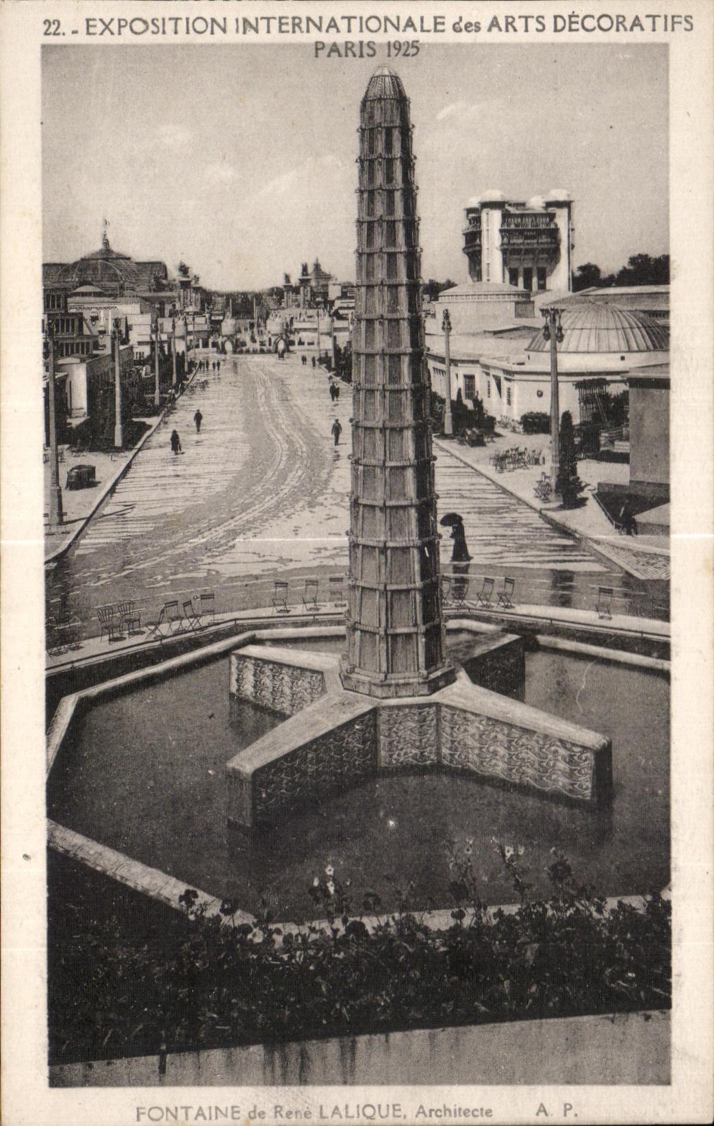 CPA Exposition Internationale des Arts Decoratifs Paris 1929 Fontaine de rete Lalique