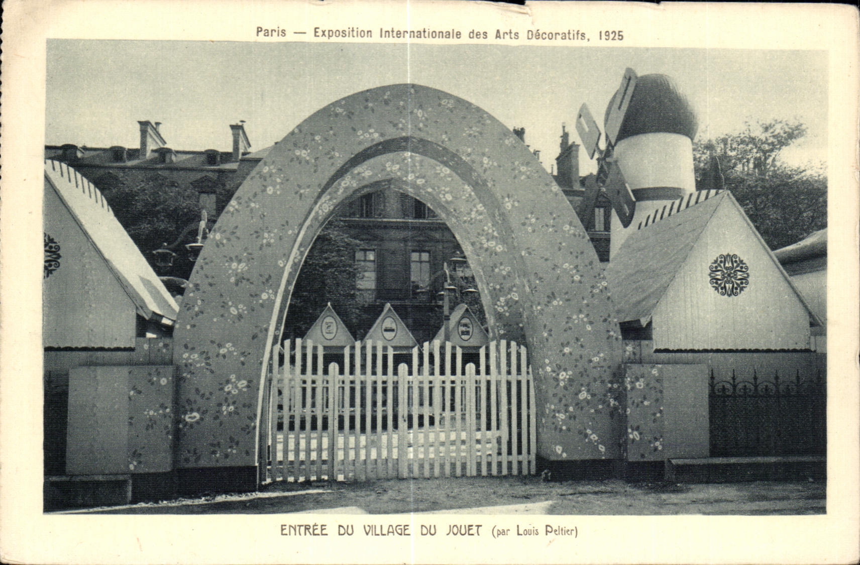 CPA Exposition Internationale des Arts Decoratifs Paris 1925 Entree du Village du Jouet