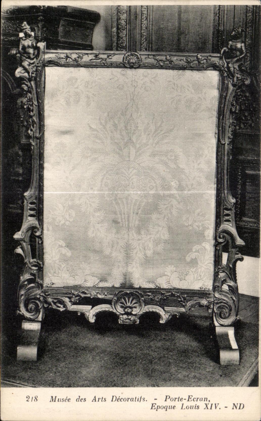 CPA Musee des Arts Decoratifs Porte Ecrin Epoque Louis XIV