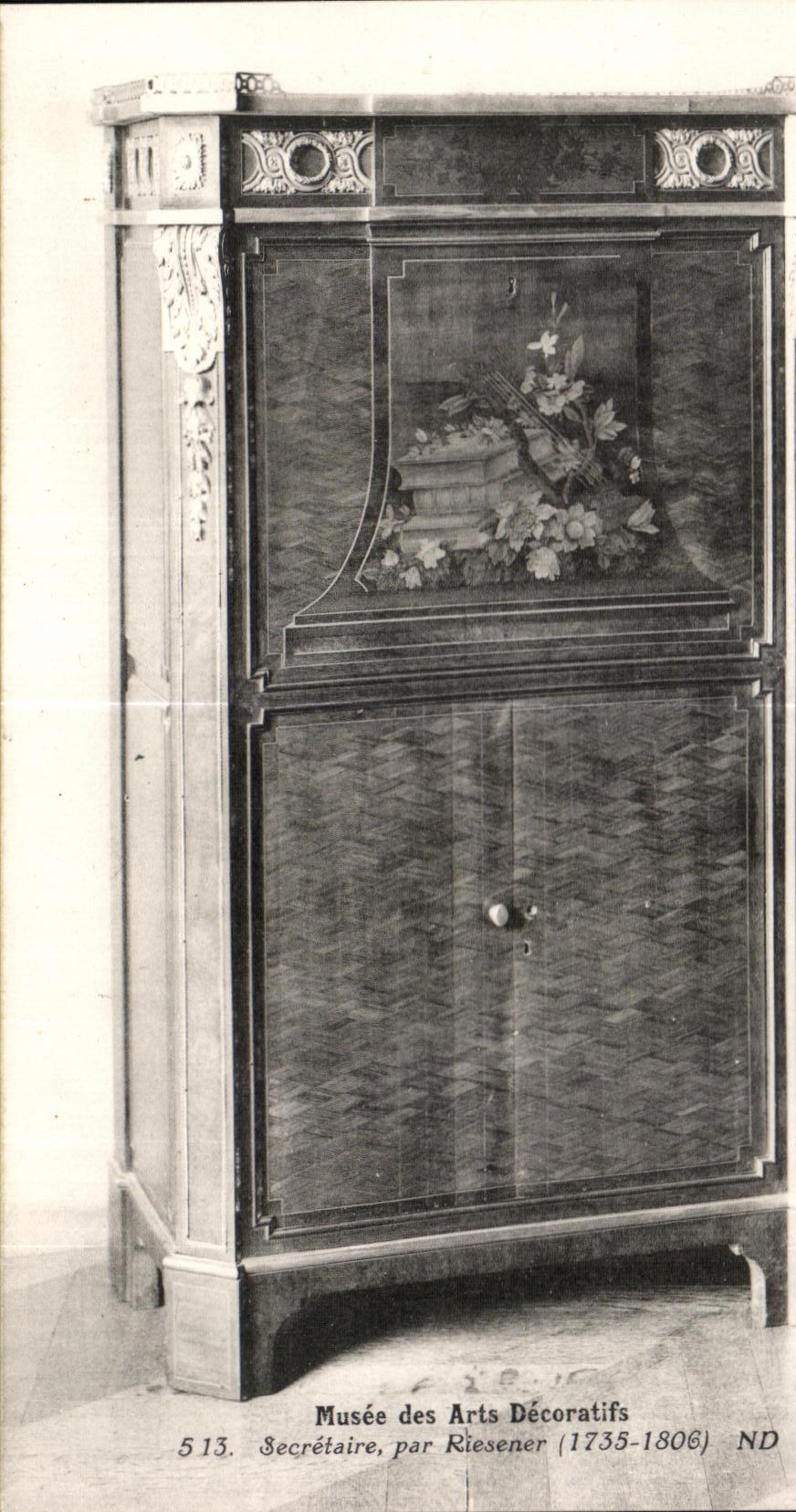 CPA Musee des Arts Decoratifs Secretaire Par Riesener