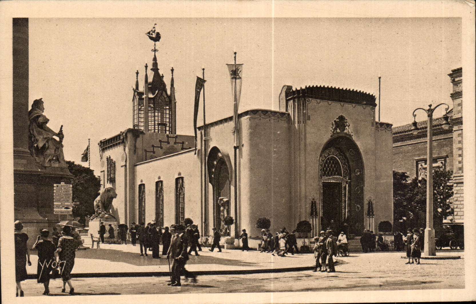 CPA Fair Paris Of Decorative Arts House of the United Kingdom