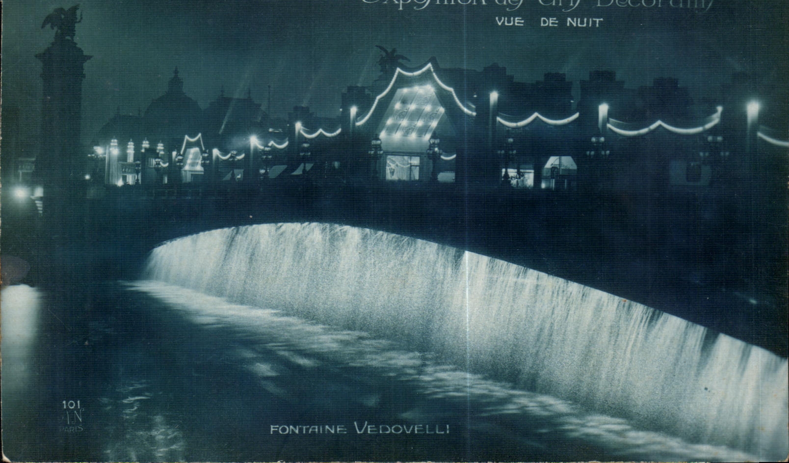 CPA Exposition Internationale des Arts Decoratifs Paris Fontaine Vedovell
