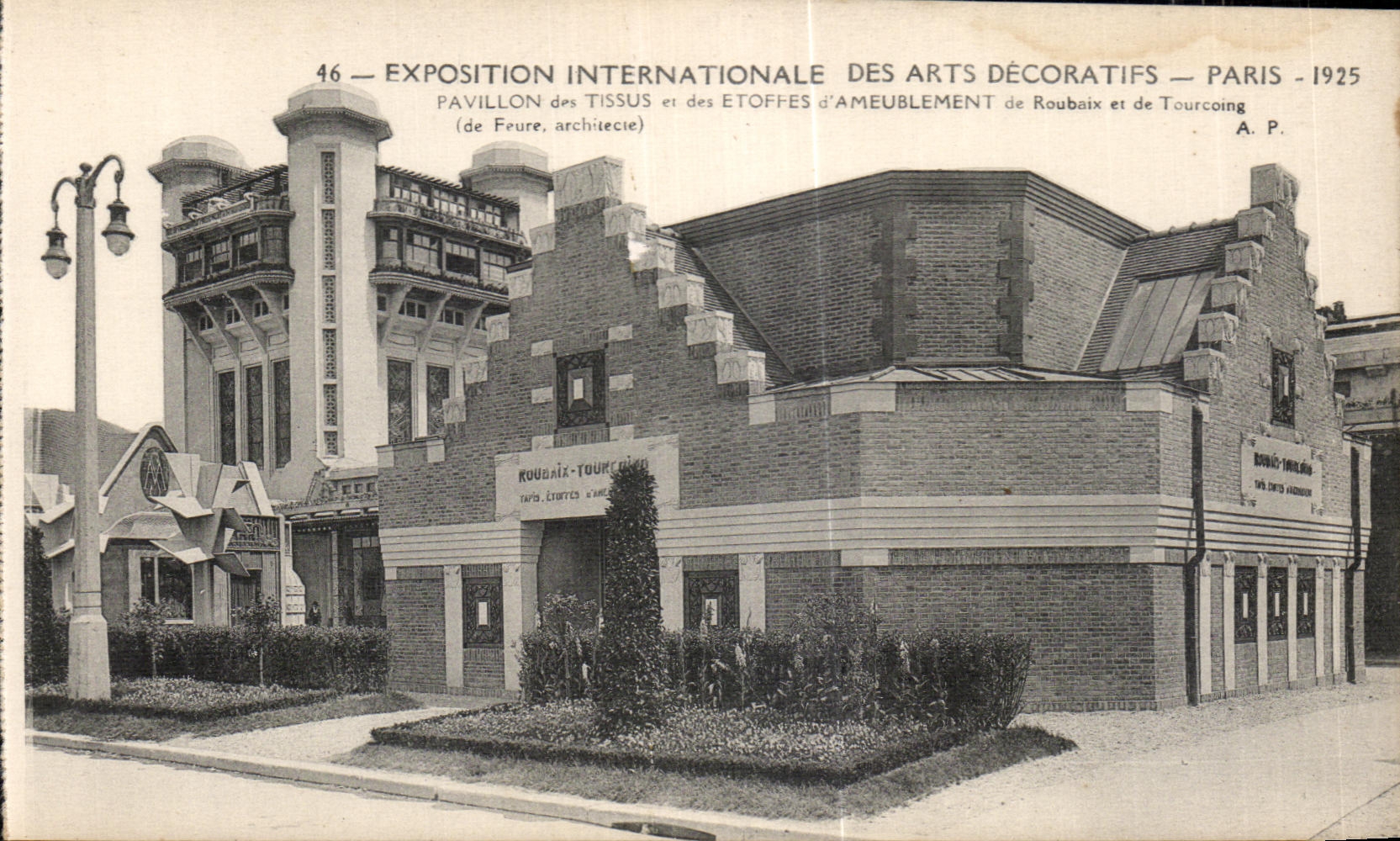 CPA Exposition Paris Des Arts Decoratifs Pavillon de Tissus et des Etoffes