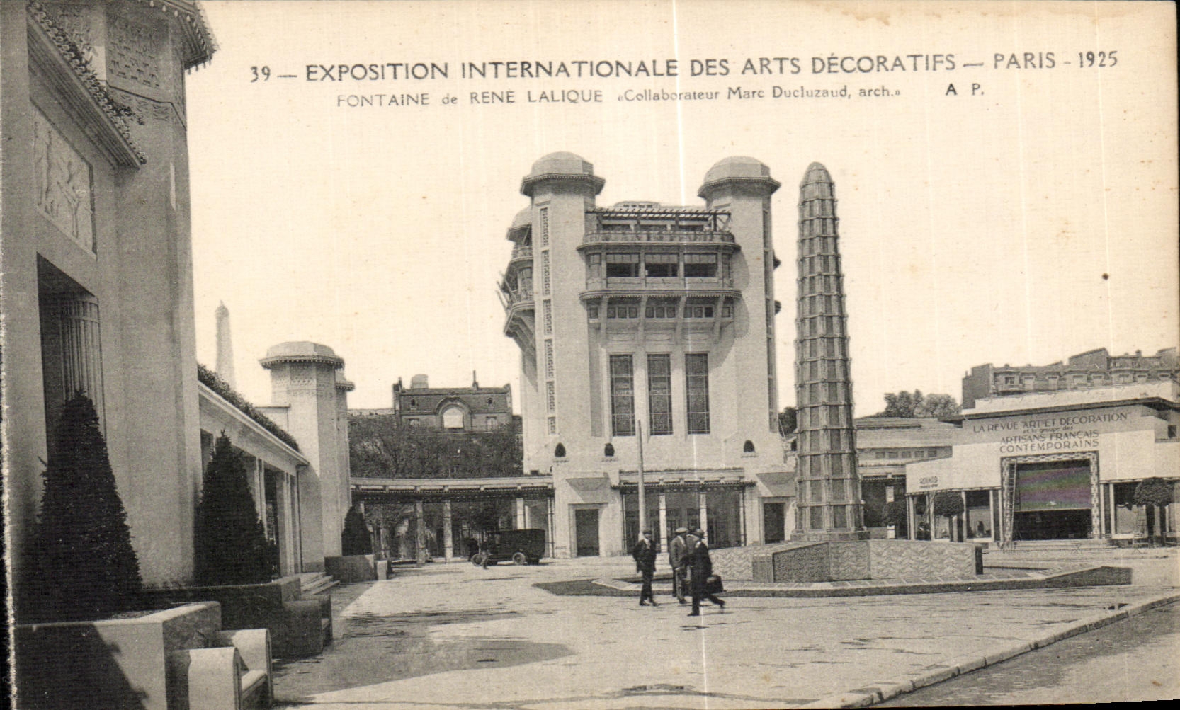 CPA Exposition Paris Des Arts Decoratifs Fontaine de Rene LaLique