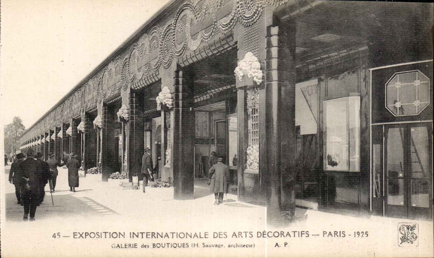 CPA Exposition Paris Des Arts Decoratifs Galerie des Boutiques