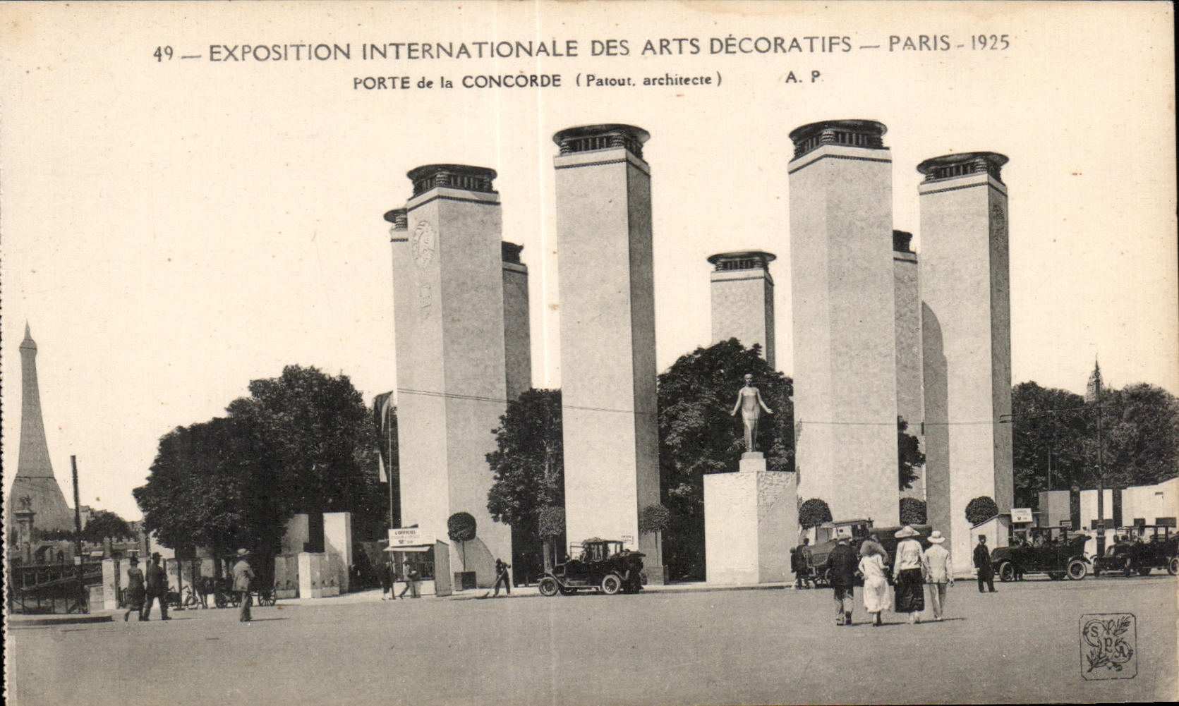 CPA Exposition Internationale des arts Decoratifs Paris 1925 Porte de la Concorde