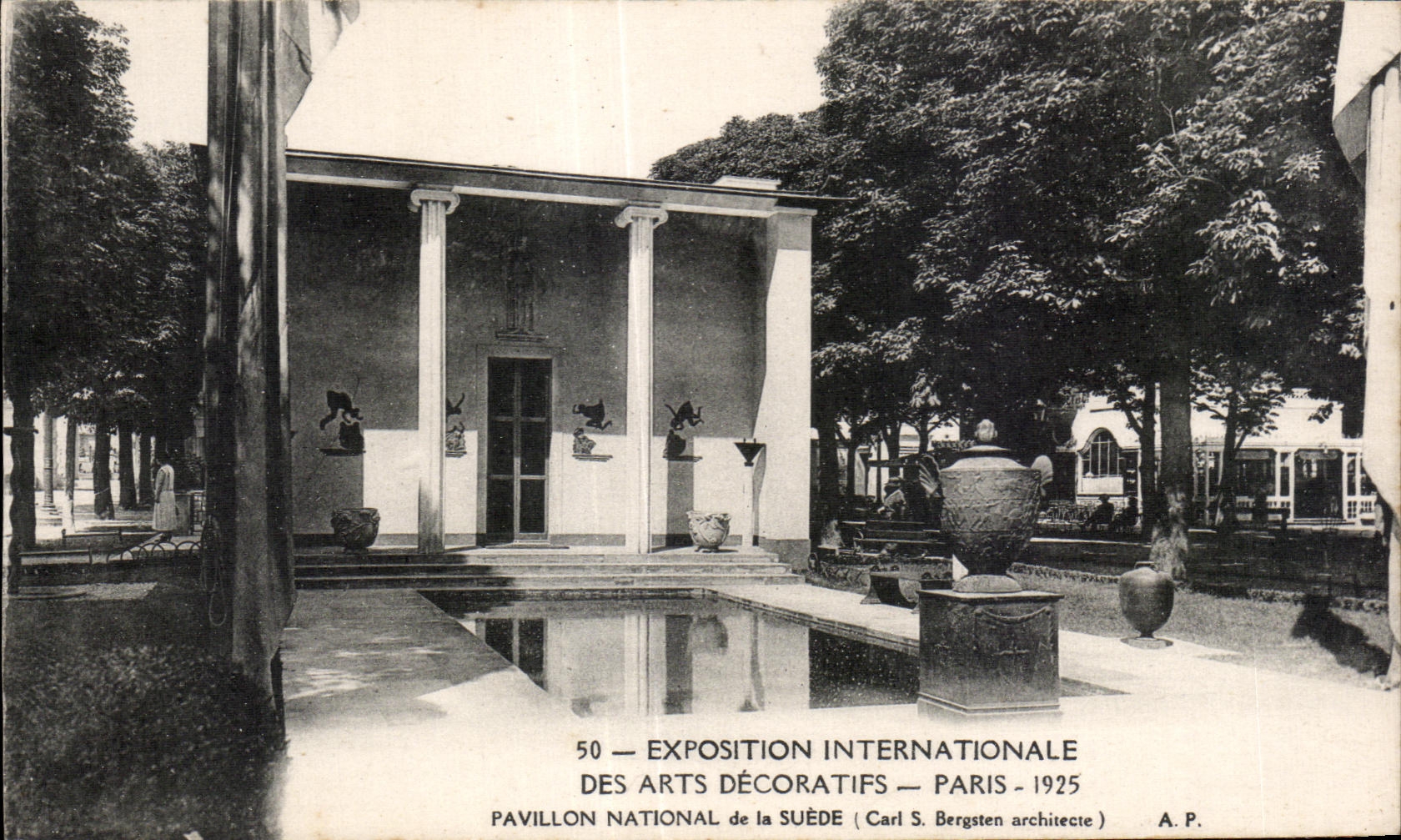 CPA Exposition Internationale des arts Decoratifs Paris 1925 Pavillon National de le Suede