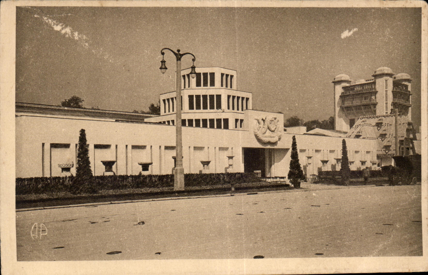 CPA Paris Exposition des arts Decoratifs Pavillon Lyon Saint Etienne