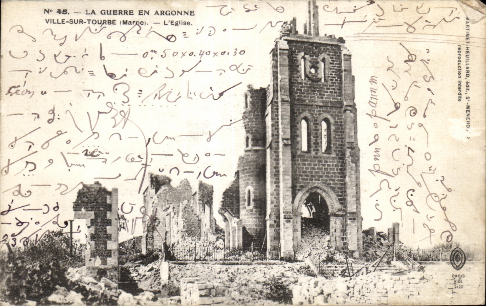 CPA La Guerre en Argonne Ville Sur Tourbe Marne