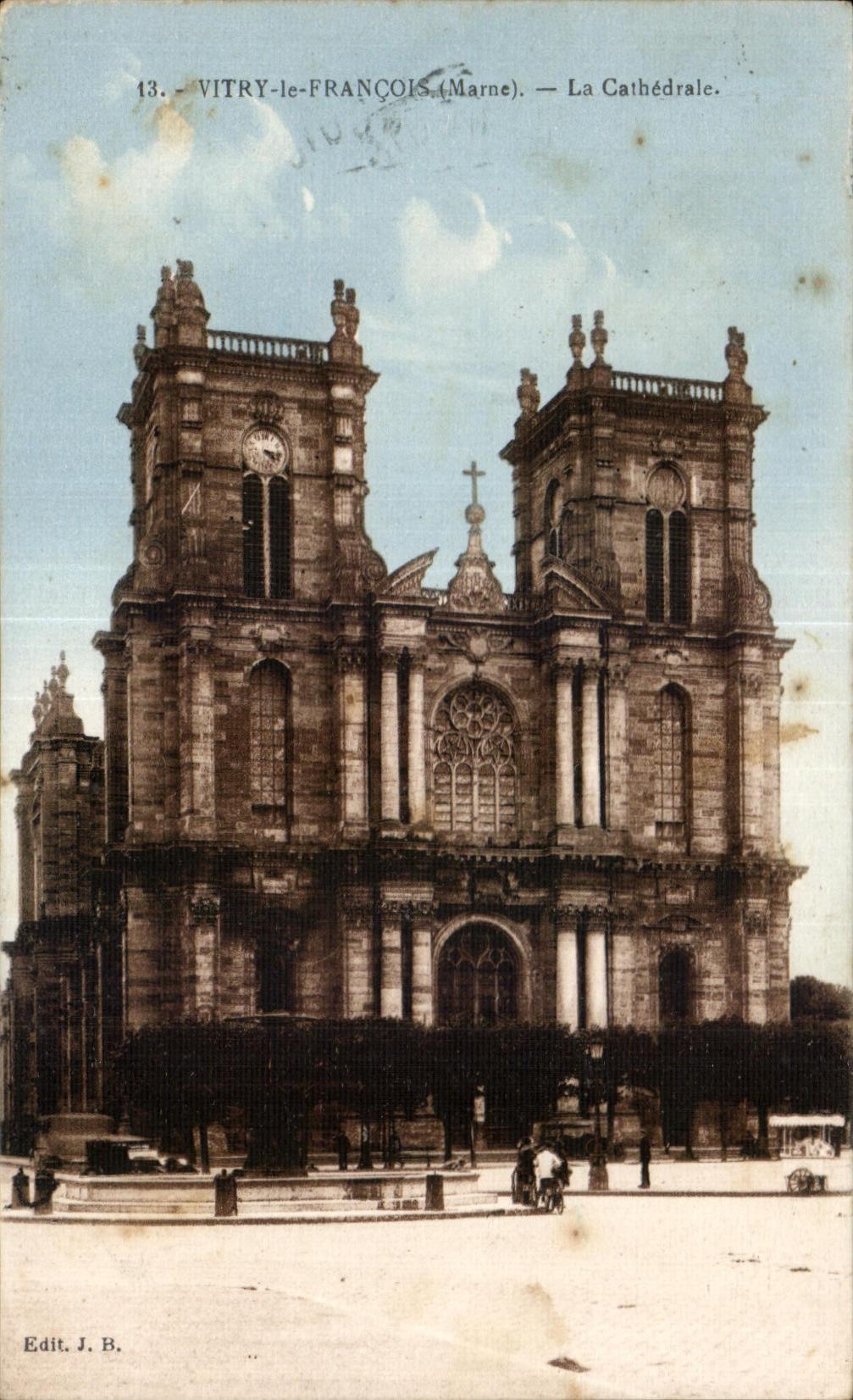 CPA Vitry Francois the Marne the Cathedral