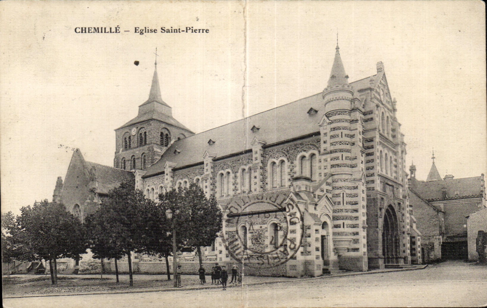 CPA Chemille Church Saint Pierre
